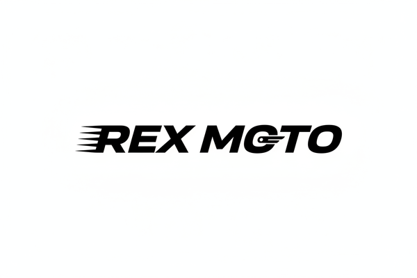 A blank logo for business saying Rex Moto